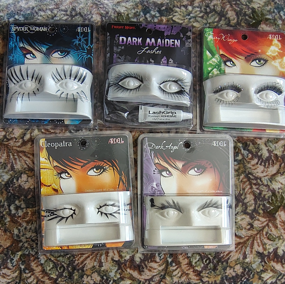 Ardell Lash Fright-Cleopatra, Dark Angel, Dark Maiden, Fairy Wings, Spider Woman